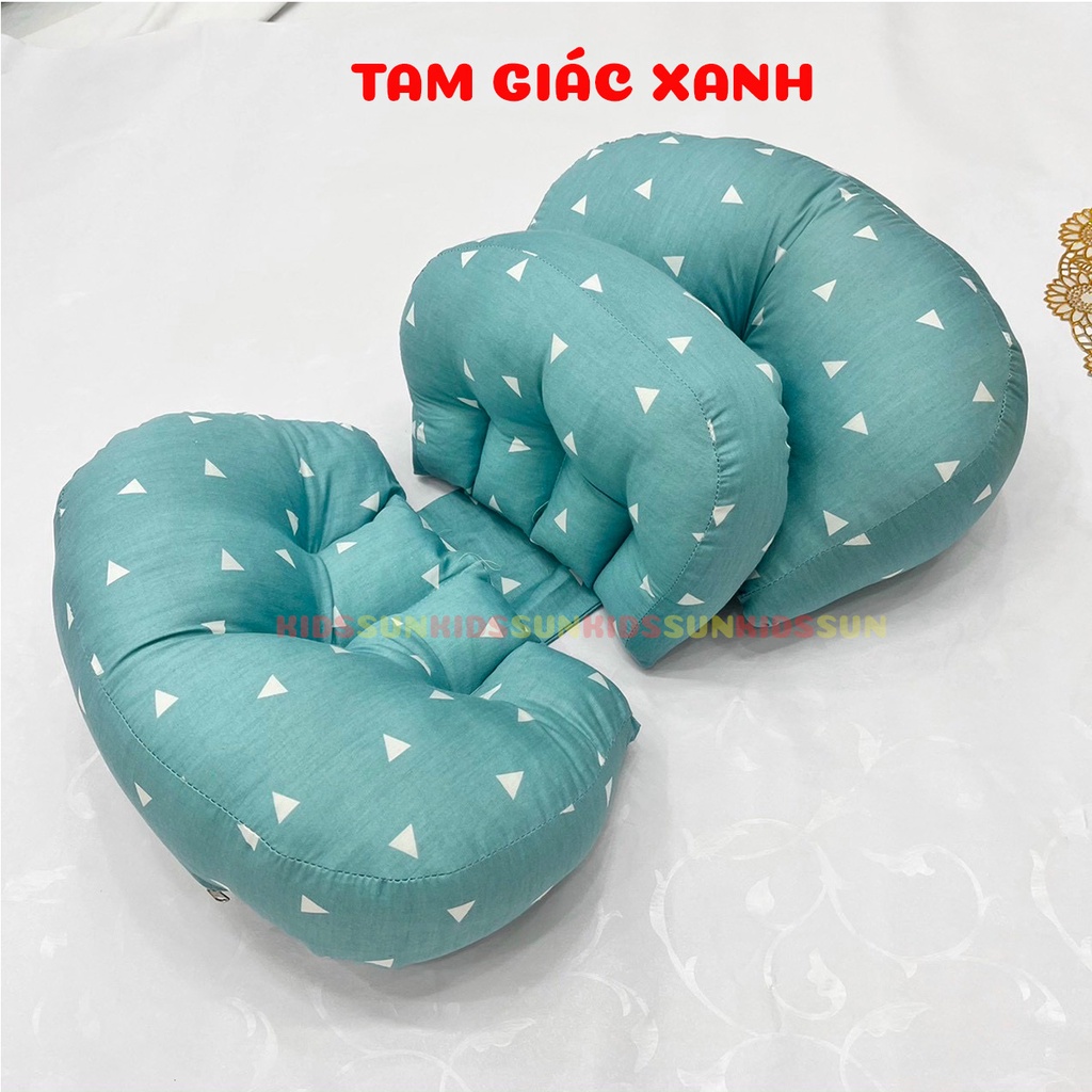 Gối bầu cánh tiên đa năng kèm gối phụ Kidssun giảm đau lưng, nâng đỡ bụng cho mẹ bầu