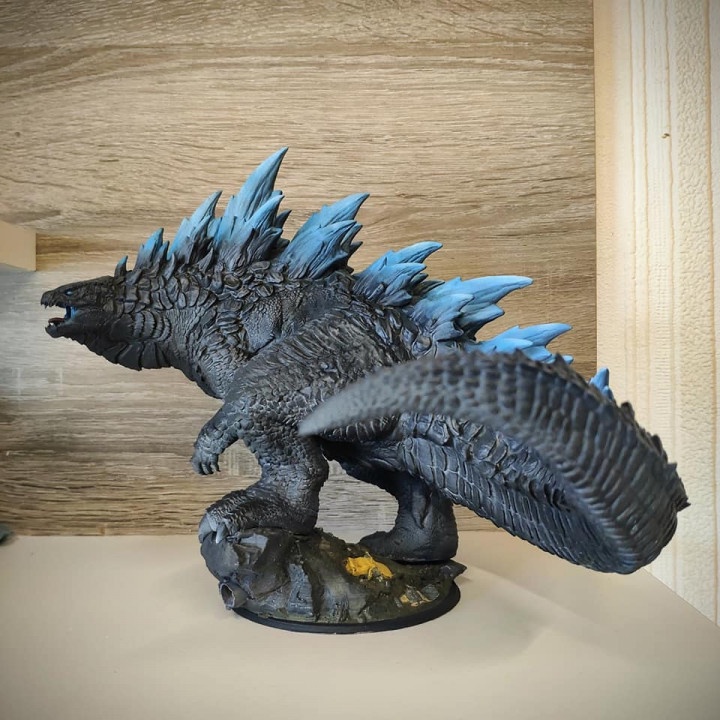 Mô Hình Godzilla Bằng Chất Liệu Nhựa Resin - Cao 9-18 cm
