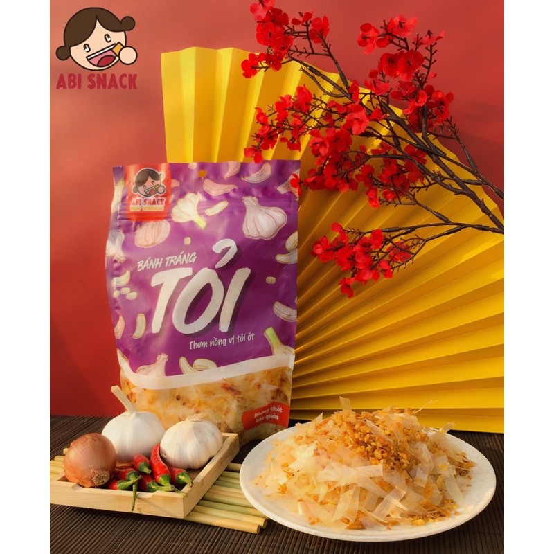 [ABI SNACK] BÁNH TRÁNG ABI VỊ BƠ TỎI