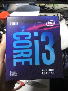 Cpu i3 9100f