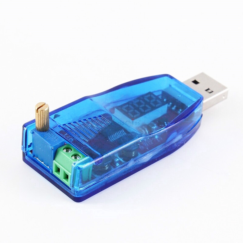 Mô Đun Tăng Hạ Áp Nguồn Điện DC-DC 5V Thành 3.3V 9V 12V 24V Dạng USB Điều Chỉnh Được Chuyển Đổi Đầu DC 1.0V-24V