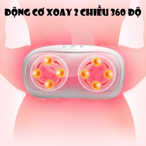 Đai massage xoay xoắn giảm mỡ bụng pin sạc RED FLOWER RF-013S - GIÁ CỰC TỐT