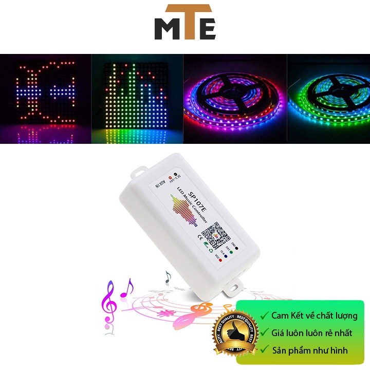 Bộ điều khiển led nháy theo nhạc SP107E - bluetooth app