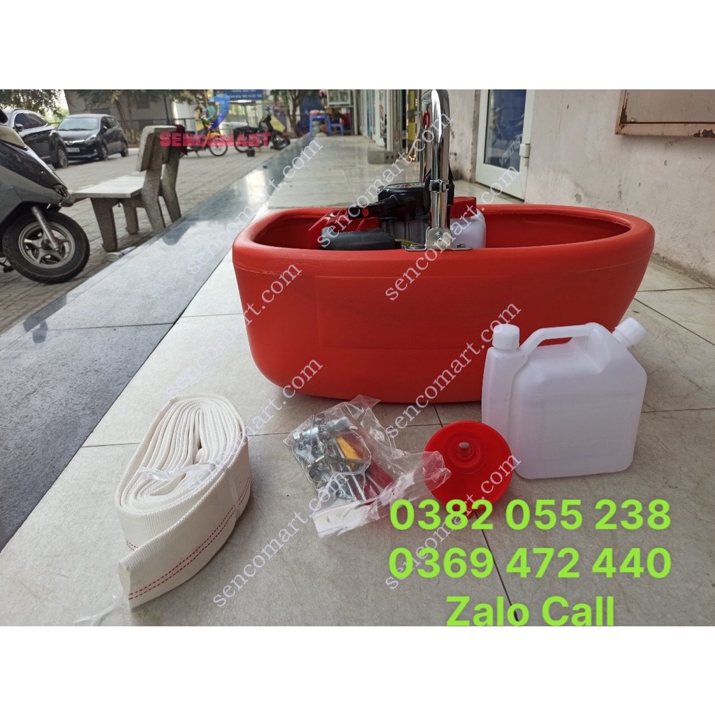 Máy bơm nước tưới vườn dạng thuyền tại Miền Tây