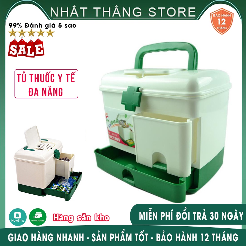 Tủ Thuốc Y Tế 3 Tầng Đa Năng - Tủ thuốc Gia Đình💥SIÊU HOT💥