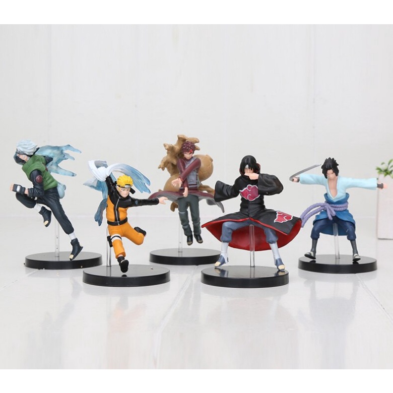 Set 5 Mô Hình Nhân Vật Phim Hoạt Hình Naruto