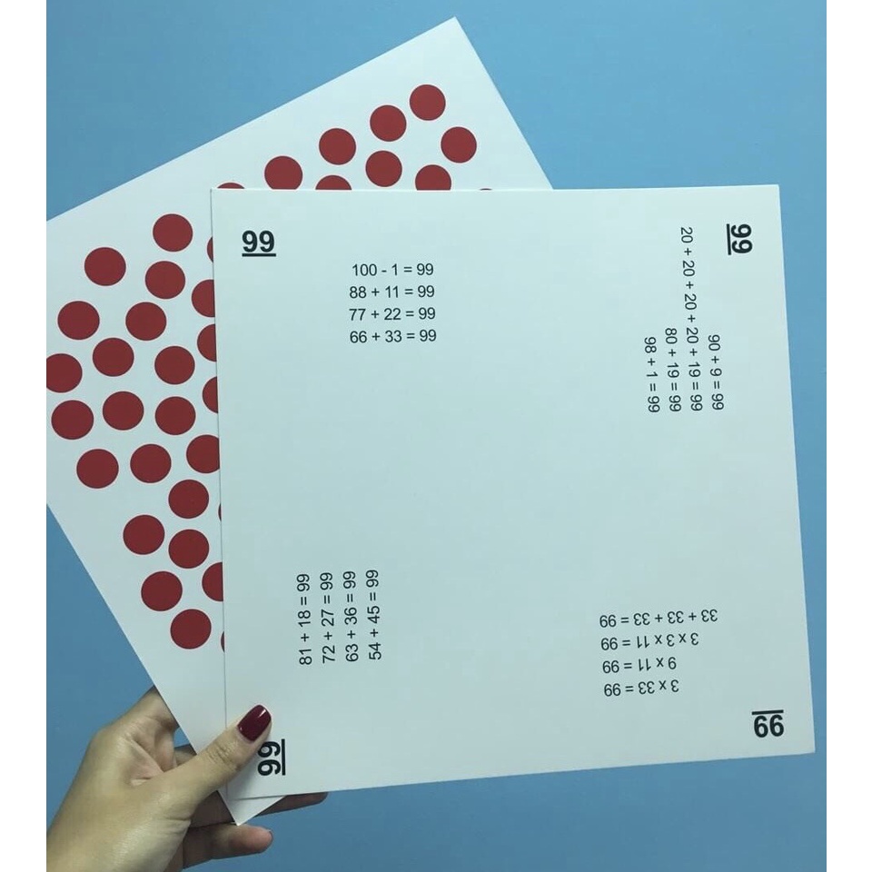Flashcard - Thẻ học thông minh Dạy Trẻ Học Toán Chuyên sâu Chuẩn Phương Pháp Glenn Doman Hoa Kỳ