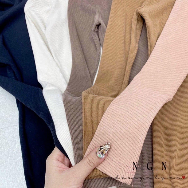 Váy len tăm body cổ lọ dáng dài | BigBuy360 - bigbuy360.vn