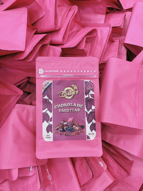 (Full Hong)Kẹo Socola Đan Mạch Hồng Hộp 40 Viên Mới Nhất Chính Hãng Giảm Cân Hiệu Quả An Toàn | Thế Giới Skin Care