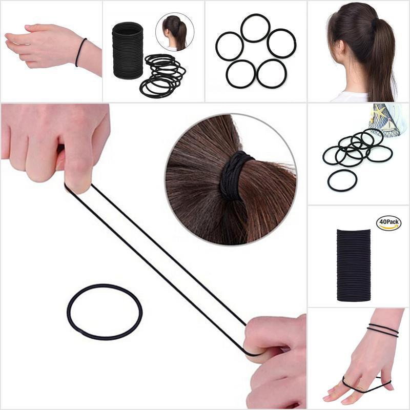 Set 40 dây buộc tóc co giãn xinh xắn cho nữ