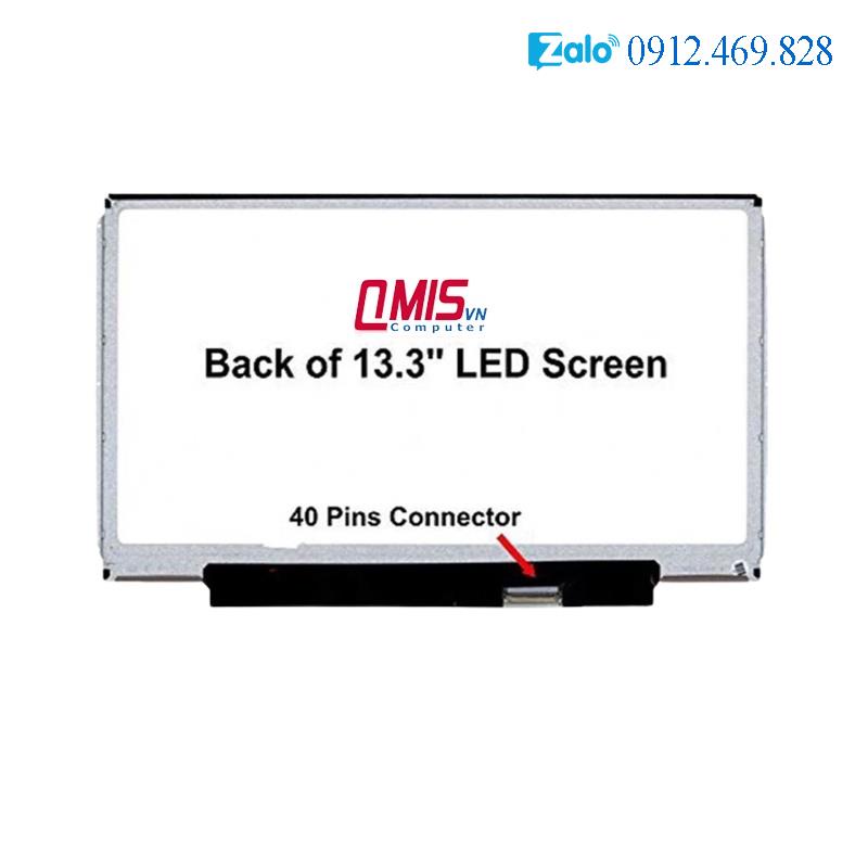 Màn hình laptop 13.3 Inch slim 40 pin, Sony Vaio SVS13 VPCS VPCSA VPCSB VPCSC VPCY, To CB30 - Pát 2 bên 3 chân ốc
