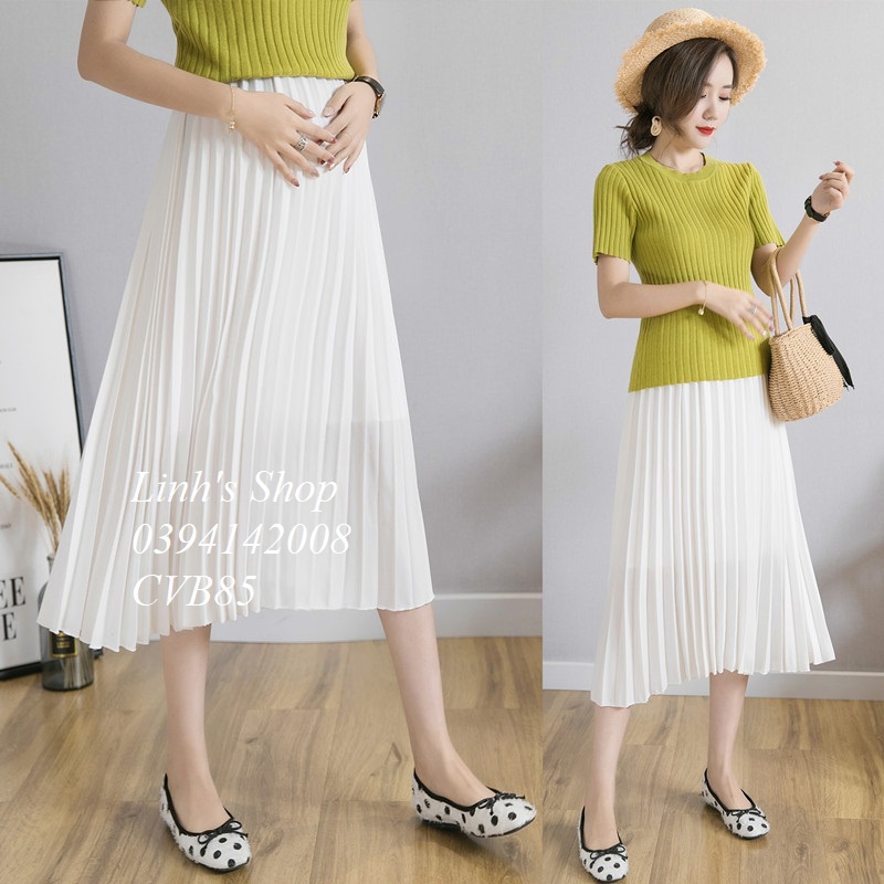 Chân Váy Bầu Xinh CVB58 CÓ SẴN GIAO LUÔN