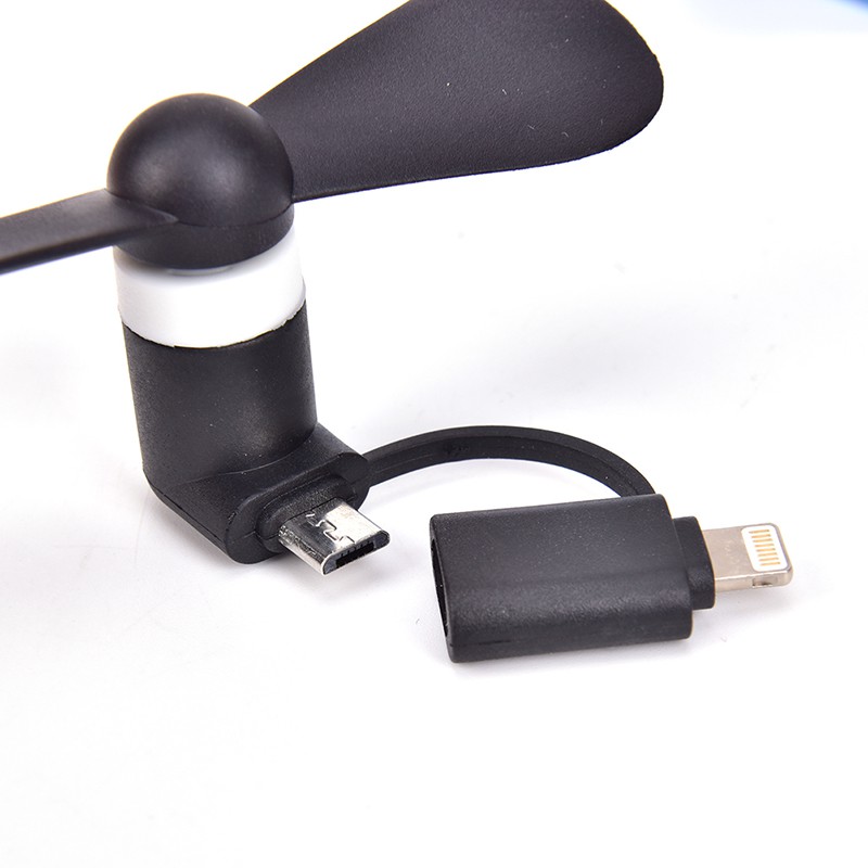 1 Cái Quạt Mini Để Bàn Sạc Usb Cho Điện Thoại Loại Nhỏ