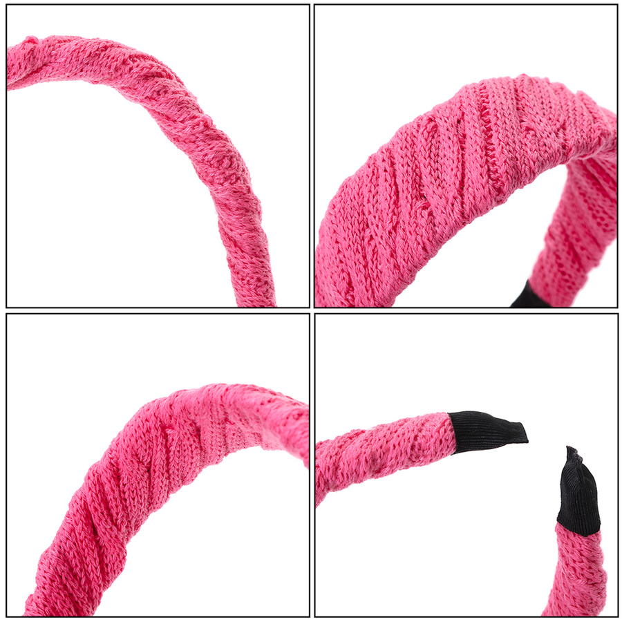 Băng Đô Len Màu Trơn Phong Cách Hàn Quốc Cho Nữ