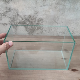 Bể cá mini cỡ dài 24 cm, rộng 12, cao 14 cm, dày 4mm