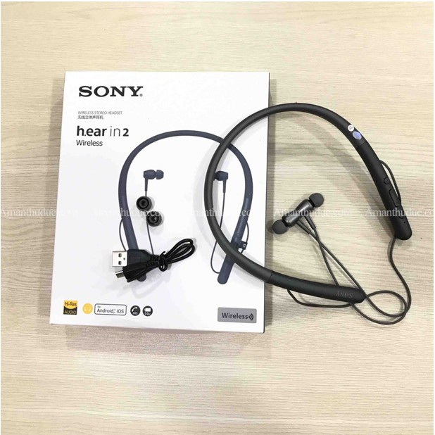 Tai nghe Bluetooth Sony h.ear in 2 WI-H700 Sport Màu ĐEN FREESHIP âm thanh chuẩn HIFI bass treble rõ ràng