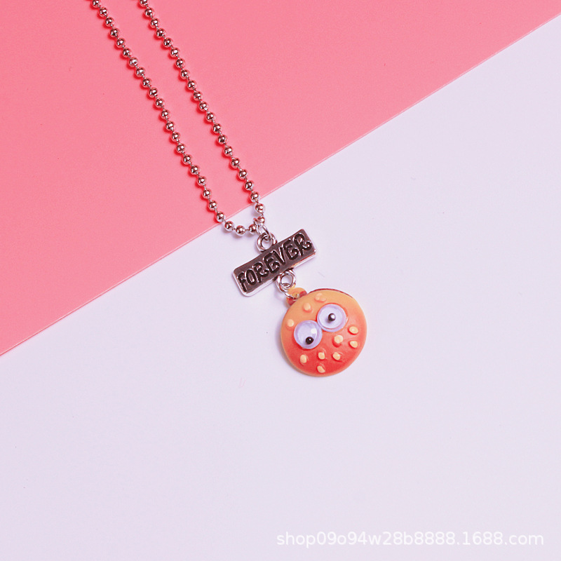 Best firends Dây Chuyền Ghép Mảnh Ghép Mặt Hình Đám Mây Và Cầu Vồng Dầu Khô