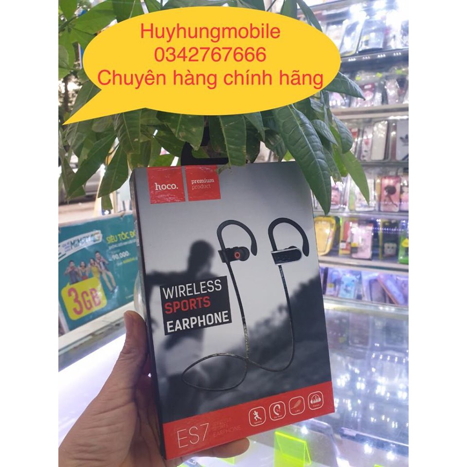 Tai nghe Bluetooth thể thao Hoco ES7 V4.1 - Bảo hành 12 tháng