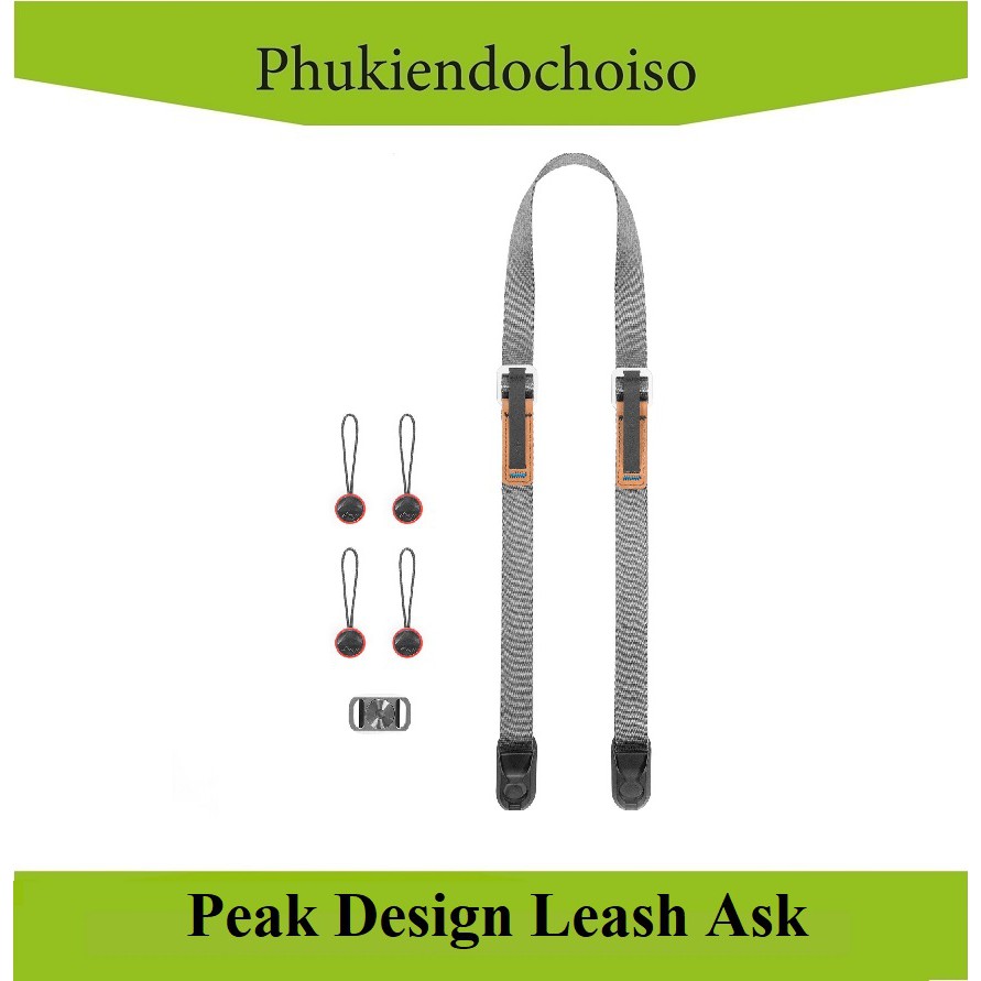 Dây máy ảnh Peak Design Leash, Màu xám