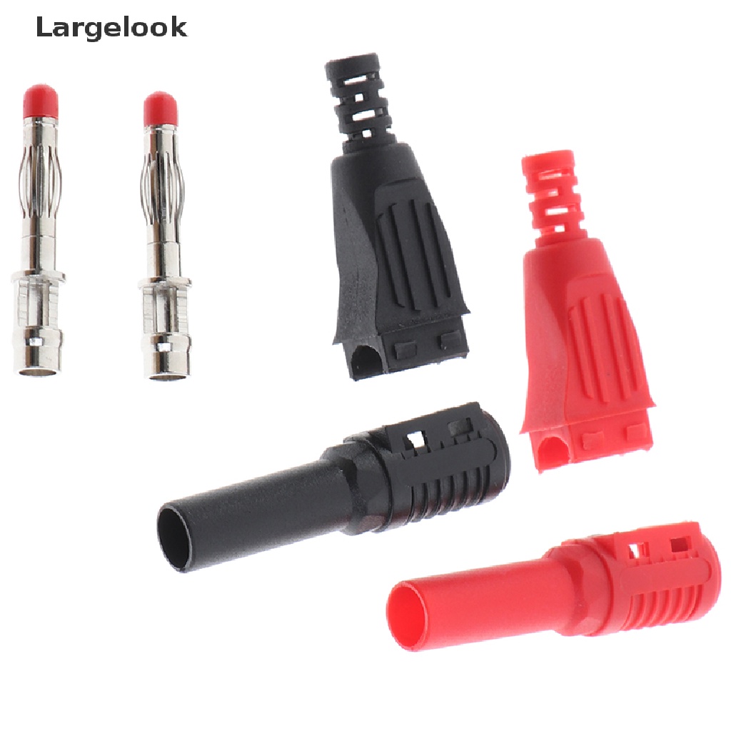 Bộ 2 Phích Cắm Bắp Chuối 4mm Màu Đỏ +