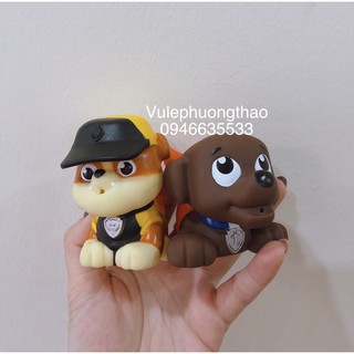 Chó cứu hộ phun nước