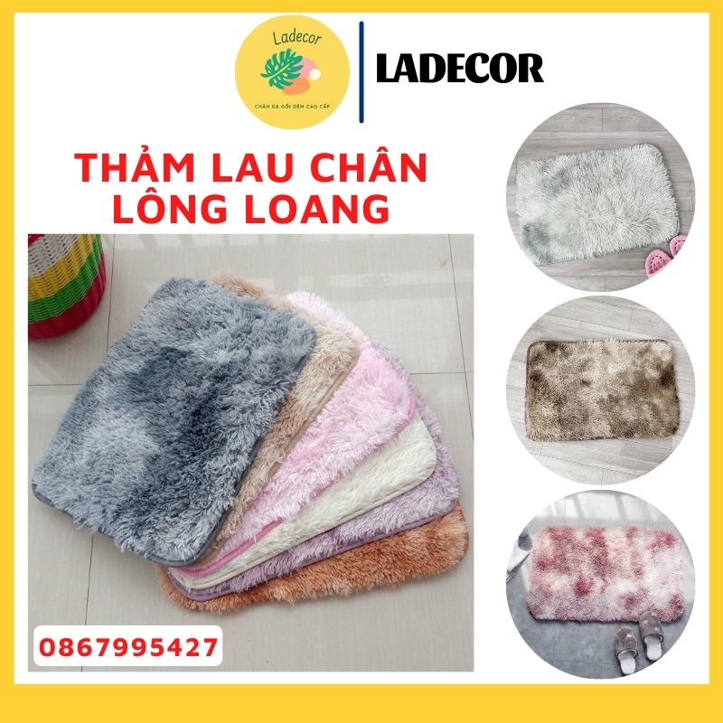 THẢM LAU CHÂN LÔNG LOANG 40X60CM