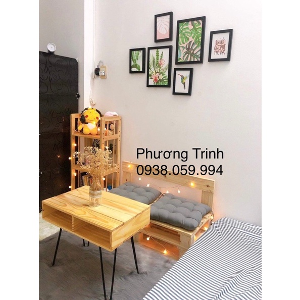 Ghế pallet gỗ thông cao cấp