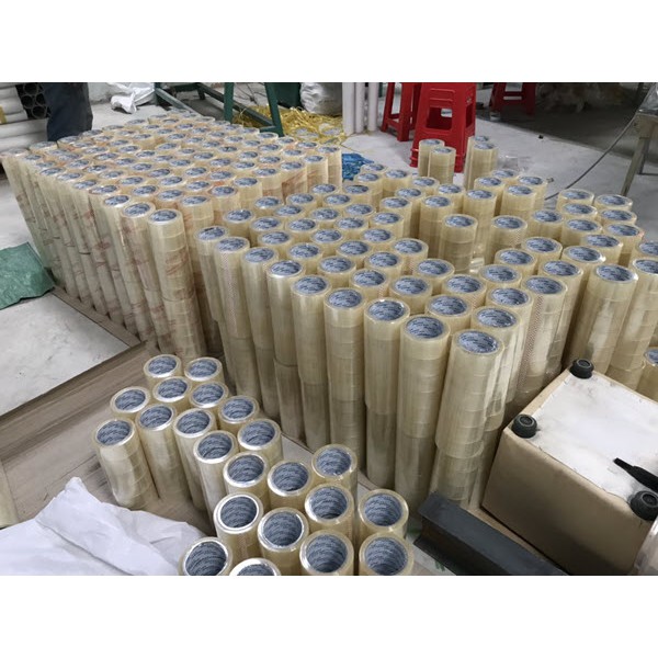 6 Cuộn băng keo đóng thùng hộp carton 100 yard 1.2kg