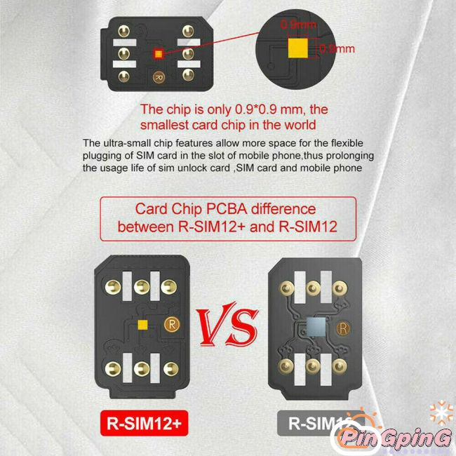 Card for iPhone X/8/7/6/6s 4G iOS 12.3 RSIM 12+ 2019 Unlock R-SIM Plus Nano