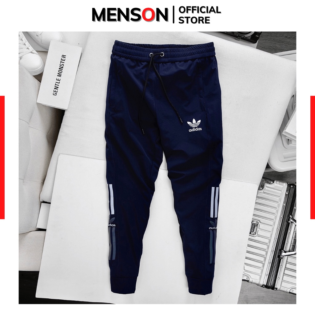 Quần gió thể thao nam Adidas cao cấp chuẩn form Hàng loại 1 Menson MSO19 Quần gió nam thu đông bền đẹp 2022