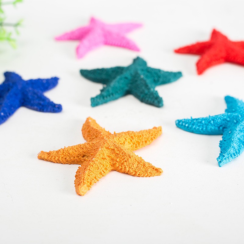 Mô hình sao biển trang trí size 8cm thân dày  - Decor đồ trang trí theo phong cách biển Địa Trung Hải