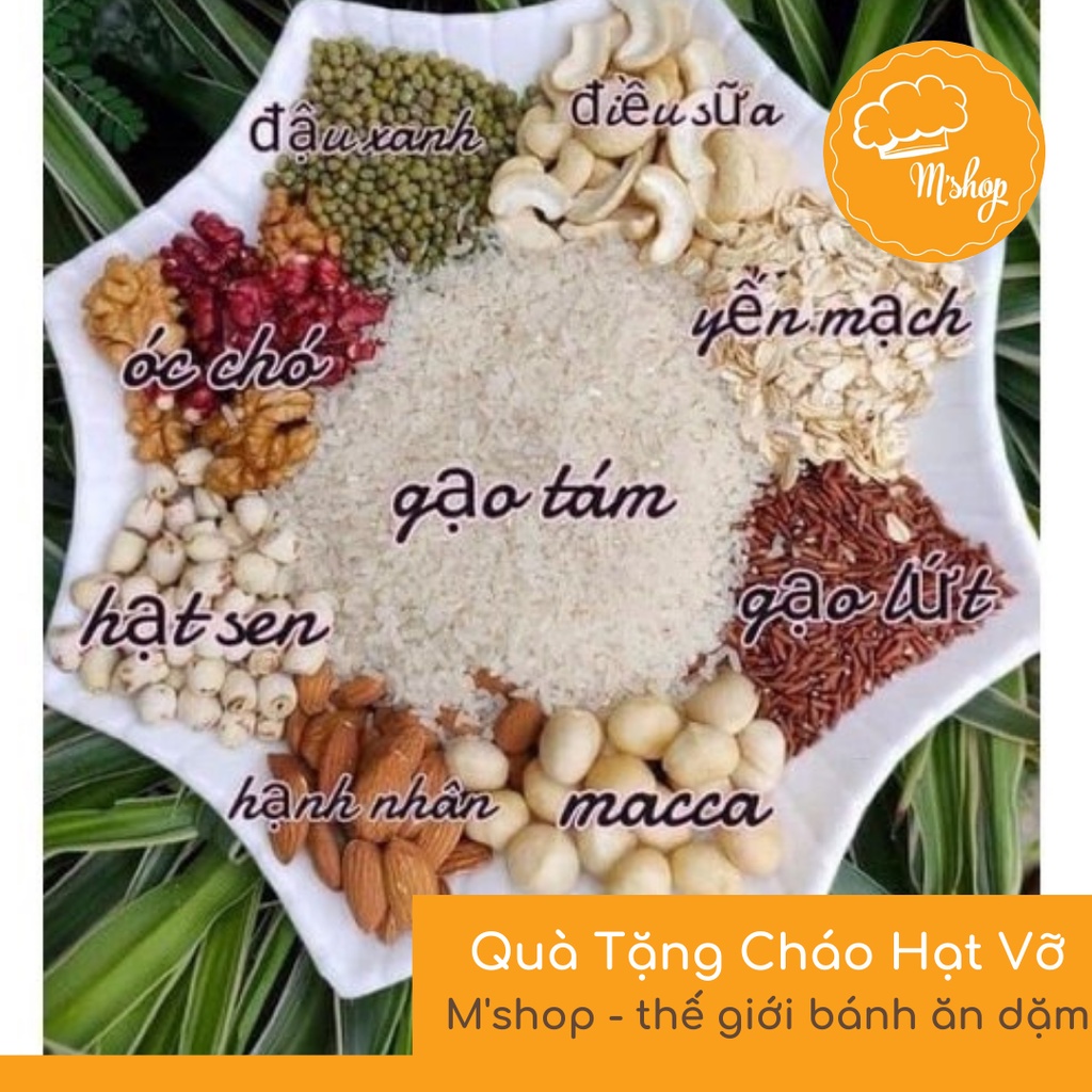 CHÁO HẠT VỠ CHO BÉ ĂN THÔ 100% THIÊN NHIÊN NGUYÊN CHẤT
