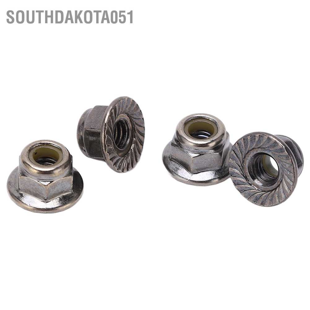 Southdakota051 4pcs/set 4mm M4 Wheel Lock Nuts for Arrma 1/10 Remote Control Car Universal Anti Slip Accessory