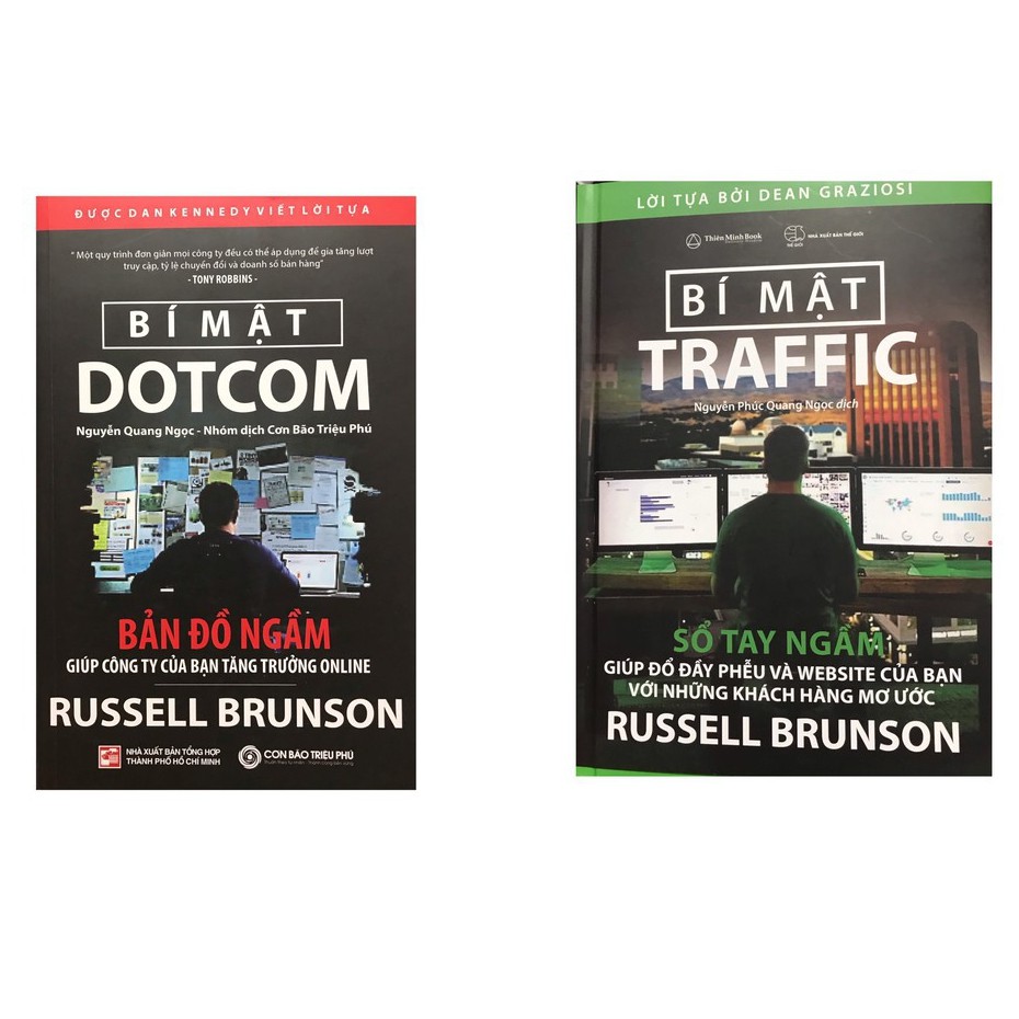 Sách - 3 Cuốn Bản Ngầm Của Tg Russell Brunson: Bí Mật Dotcom + Bí Mật Chuyên Gia + Bí Mật Traffic (Combo lẻ tùy chon) | BigBuy360 - bigbuy360.vn