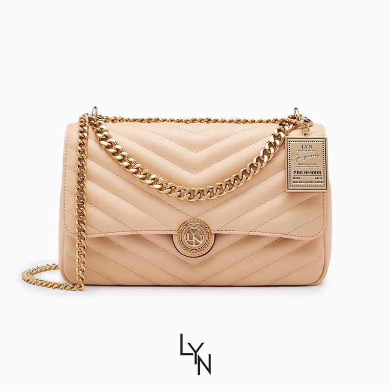 Túi L.Y.N Isabel size 25cm kèm charm