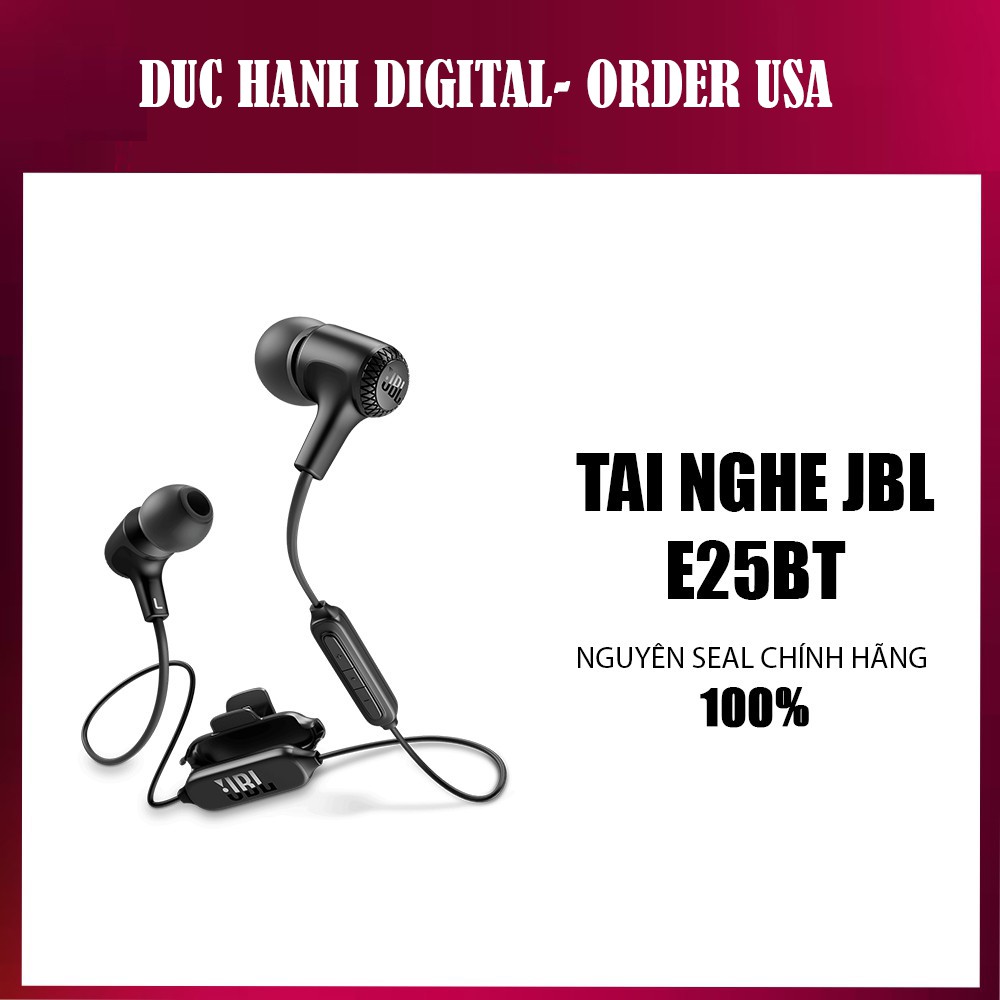 [CHÍNH HÃNG] Tai Nghe Không Dây Tai nghe Bluetooth JBL E25BT