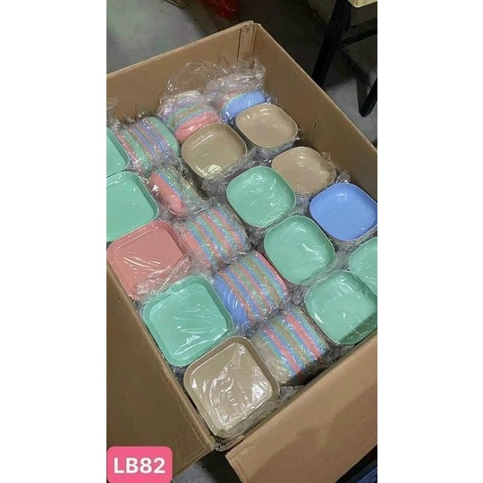 Set 8 Đĩa Nhựa Lúa Mạch Siêu Nhẹ Siêu Bền