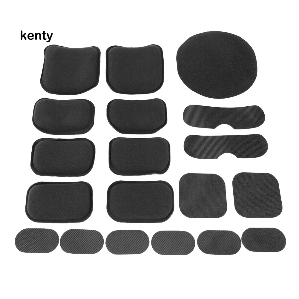 Kt★Set 19 Đệm Xốp EVA Mềm Mại Bảo Vệ Mũ Bảo Hiểm Quân Đội