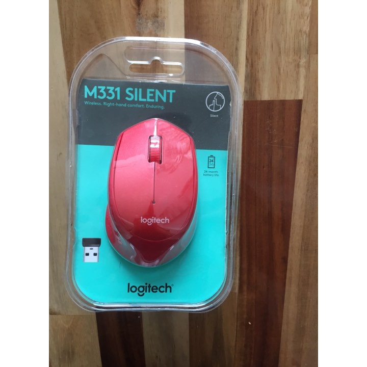 Chuột không dây Logitech M331 chống ồn