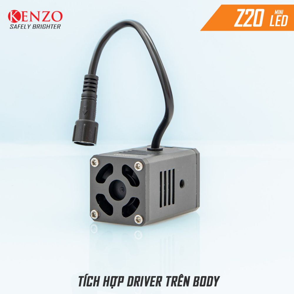 Đèn Bi Led mini Kenzo Z20 - đèn trợ sáng gương cầu cải tiến của X100 Xlight M10 m30 auto365 GTR x-light
