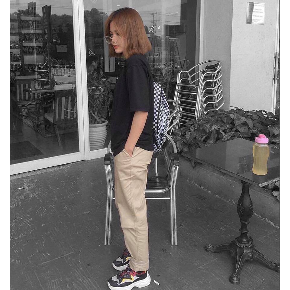 Quần kaki nữ lưng thun chất vải đẹp | BigBuy360 - bigbuy360.vn