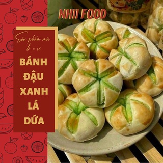 300gr bánh đậu xanh lá dứa nhii food thực phẩm sạch nhà làm