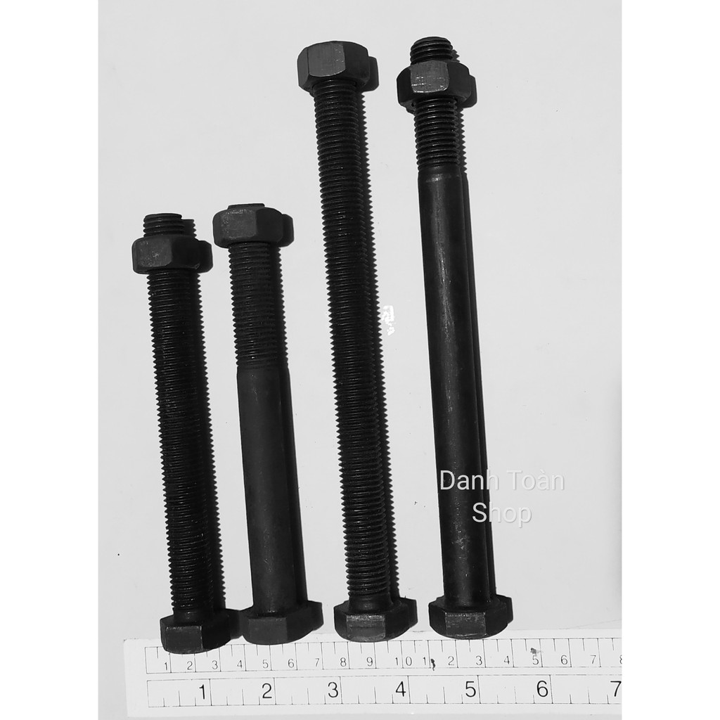 Bù Long M16x150mm,200mm thép đen tốt