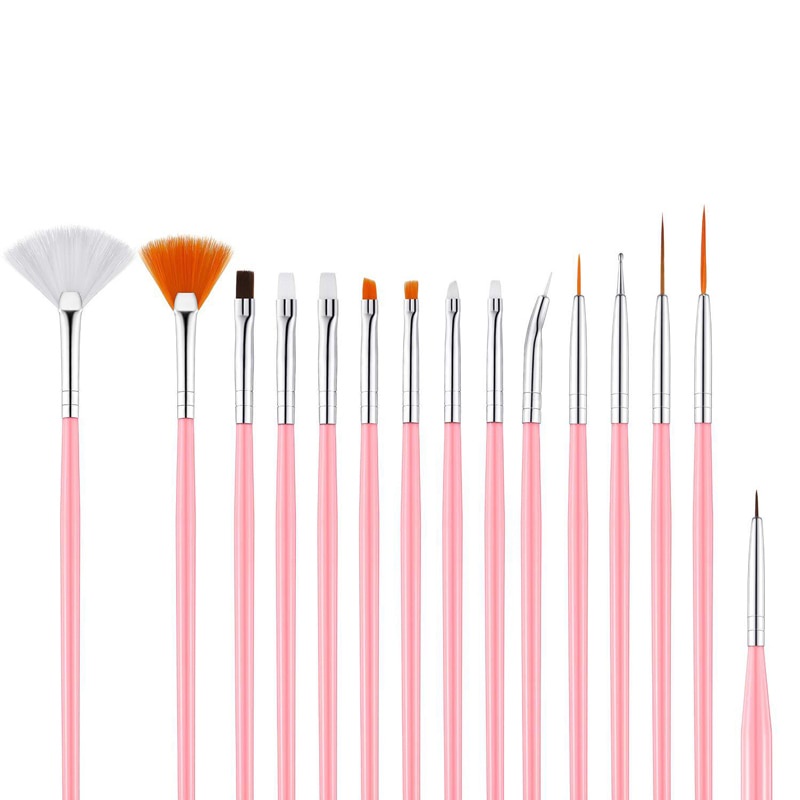 Set 15 cọ vẽ trang trí bánh chuyên dụng
