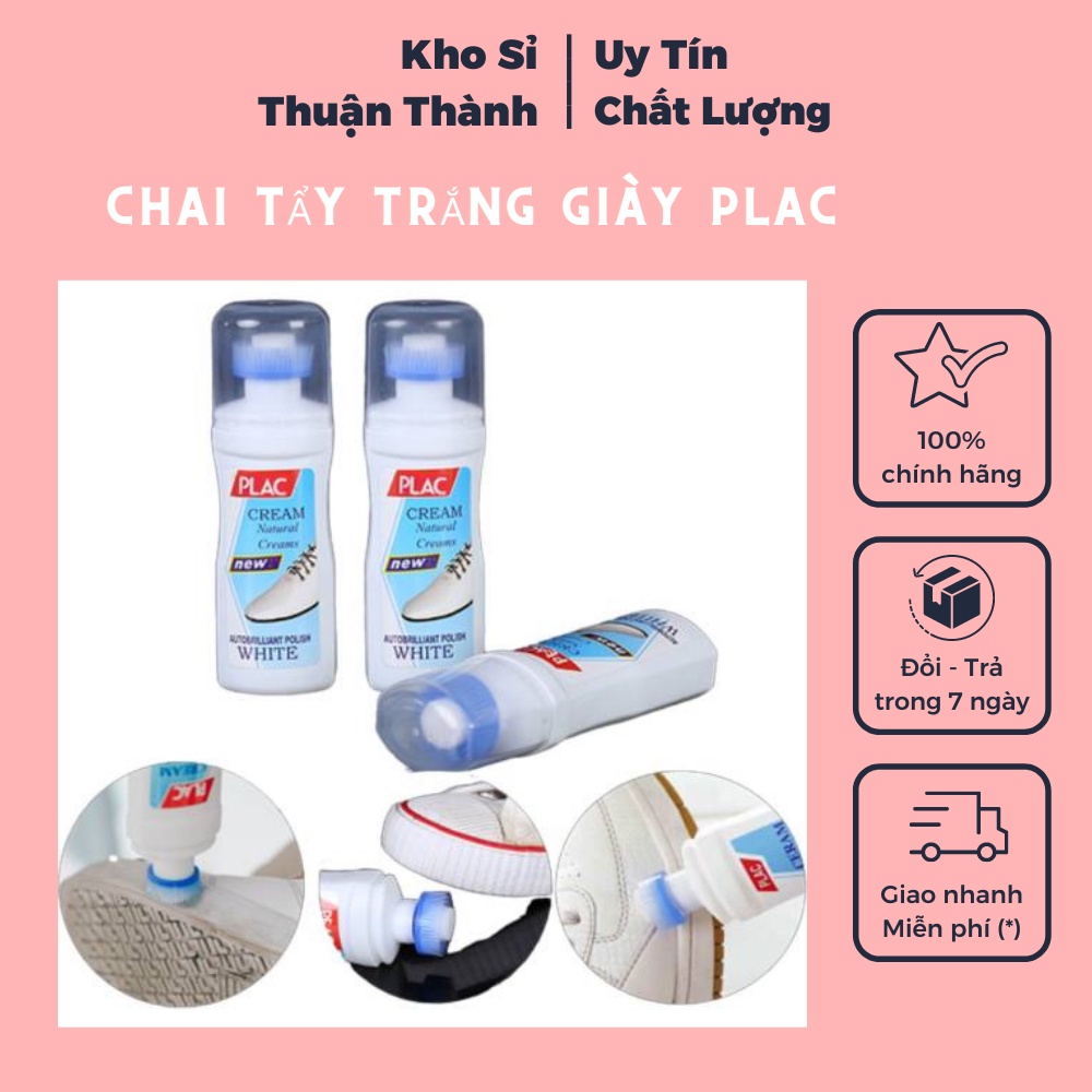 Chai tẩy trắng giày - lọ tẩy ố giày dép - nước tẩy trắng giày dép túi xách PLAC01 (khosithuanthanh)