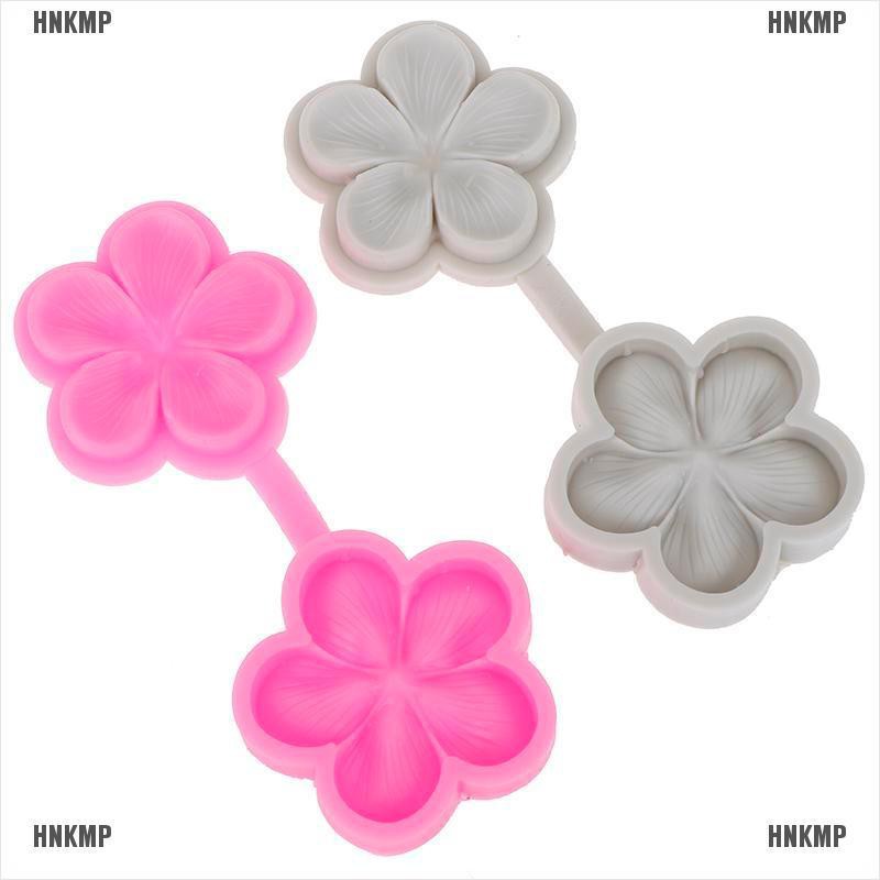 Bộ 3 khuôn silicone tạo hình hoa anh đào 3D làm chocolate