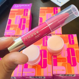 Son  Clinique Chubby Stick Lip Dưỡng Ẩm màu 06 Woppin' Watermelon 3g tách set