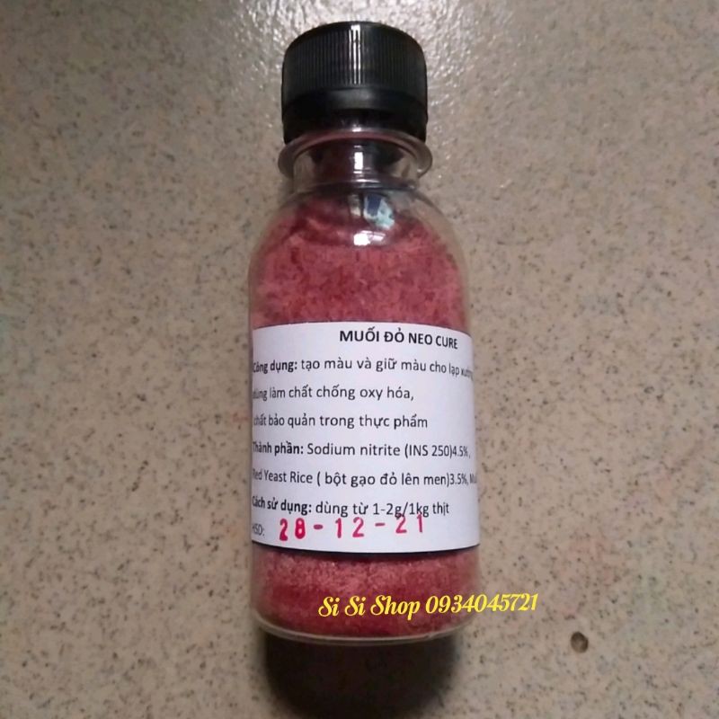 Muối đỏ làm lạp xưởng 100g