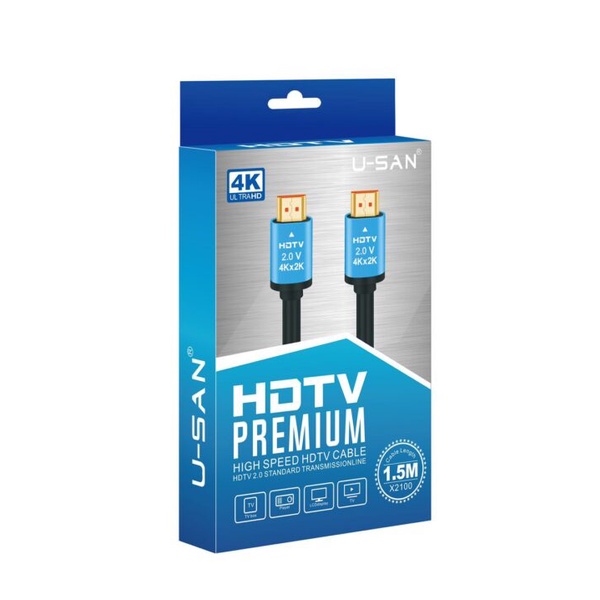 Cáp HDMI 2.0 dài 1.5m hỗ trợ 4K 3D Usan