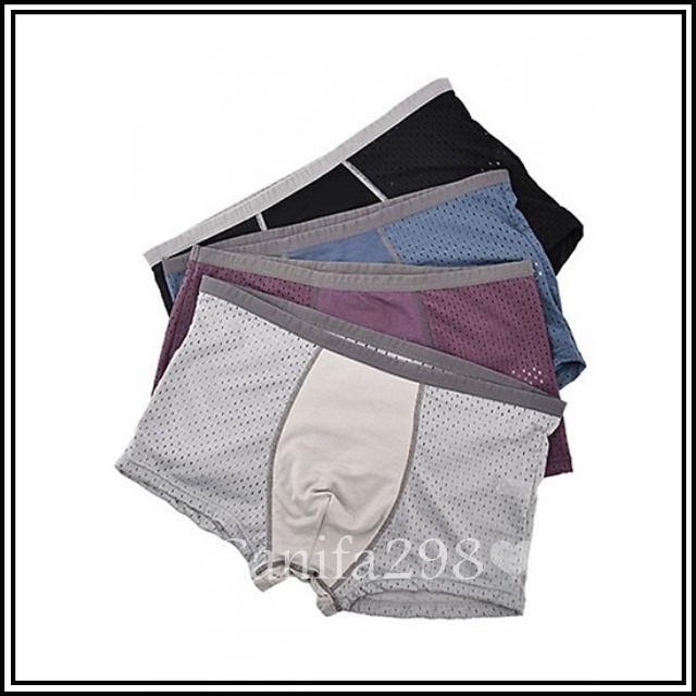 HỘP 4 QUẦN SỊP ĐÙI THÔNG HƠI THOÁNG MÁT DÀNH CHO nAM